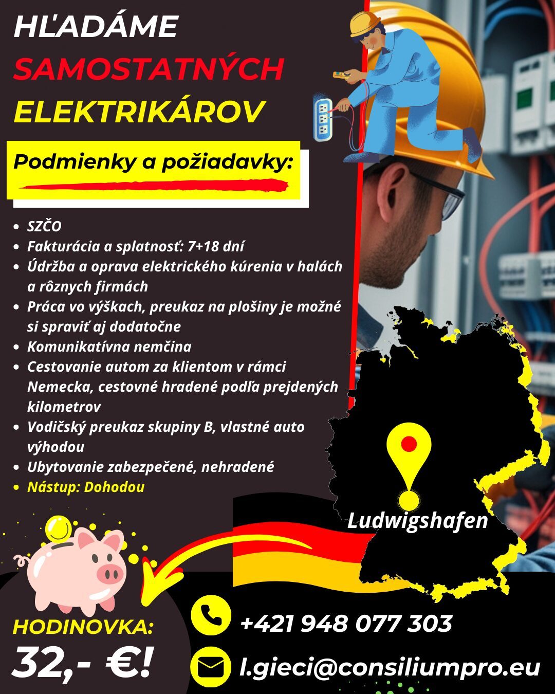 Elektrikári - inzerát